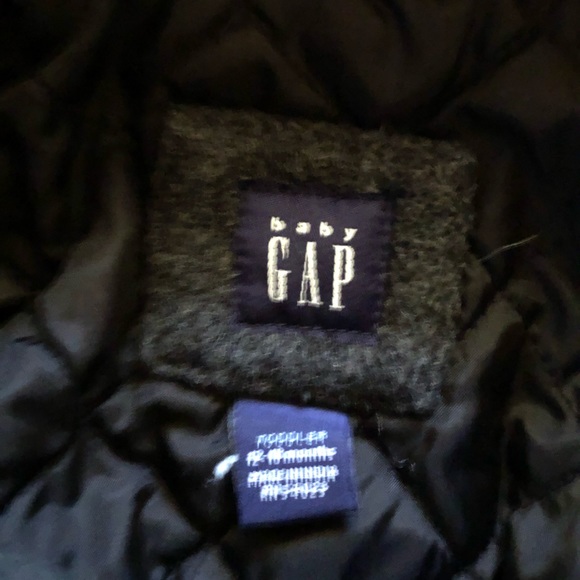 Baby Gap Faux Sherpa Hooded Button Up Jacket - Picture 6 of 6